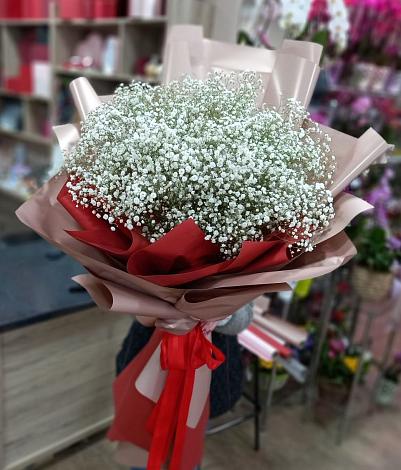 Букет цветов из: Гипсофила в Мечётинской