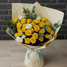 Букет цветов из:  Розы в Мечётинской