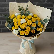 Букет цветов из:  Розы в Мечётинской