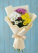 Букет цветов из:  Хризантемы в Мечётинской