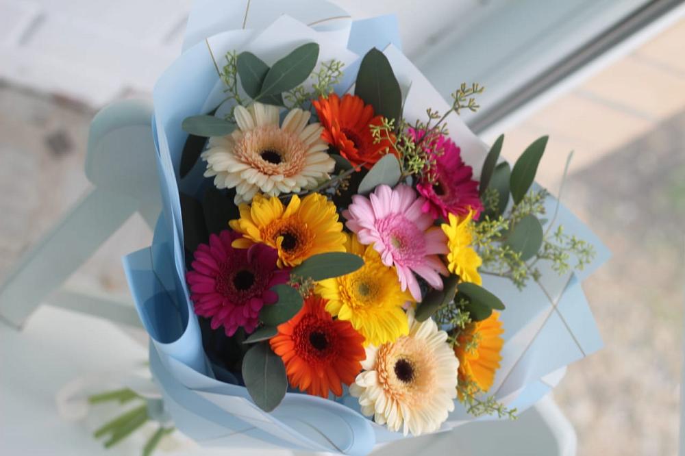 Букет цветов из: Герберы в Мечётинской