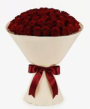 Букет 101 Бордовая роза Блэк Бакарра в Мечётинской