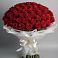 Букет 101 Красная роза Блэк Мэджик в Мечётинской