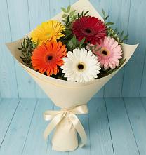 Букет цветов из:  Герберы в Мечётинской