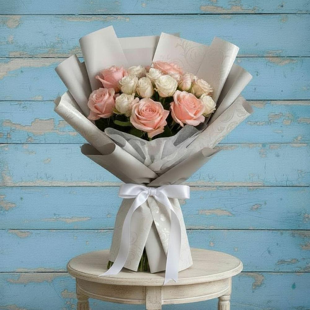 Букет цветов из: Розы в Мечётинской