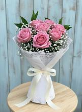Букет цветов из:  Розы в Мечётинской
