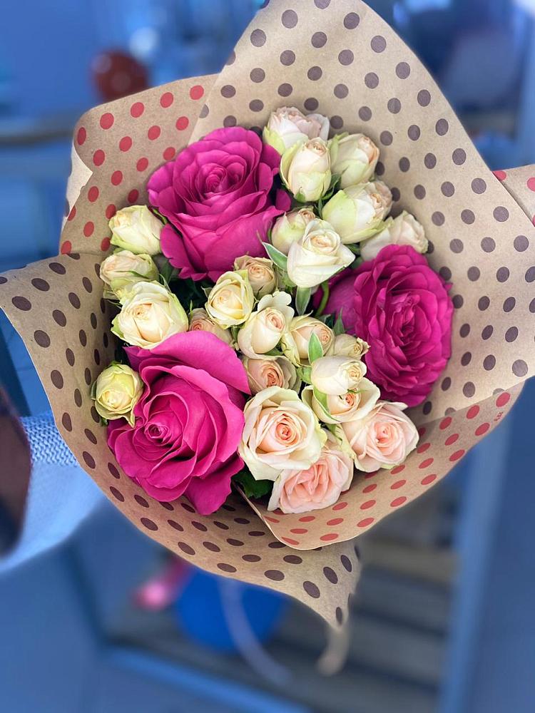 Букет цветов из: Розы в Мечётинской