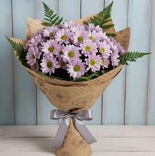 Букет цветов из:  Хризантемы в Мечётинской