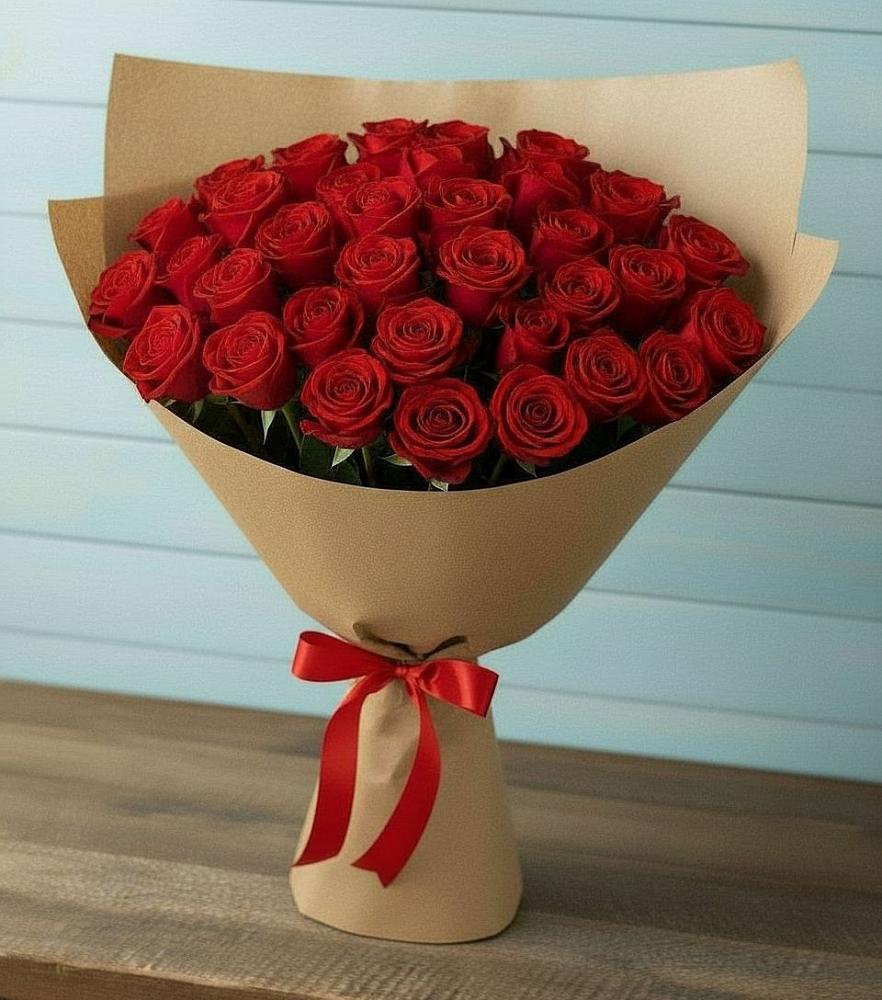 Букет Красные розы Милано в Мечётинской