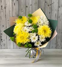 Букет цветов из:  Хризантемы в Мечётинской
