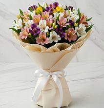 Букет цветов из:  Альстромерии в Мечётинской