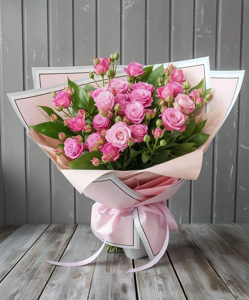 Букет Розовый кустик в Мечётинской