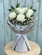 Букет цветов из:  Розы #REPLACE_PRED# Мечётинской