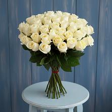 Букет 51 Белая роза Эдлесс Лав #REPLACE_PRED# Мечётинской