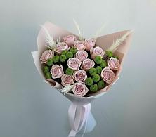 Букет цветов из:  Розы и Хризантемы в Мечётинской