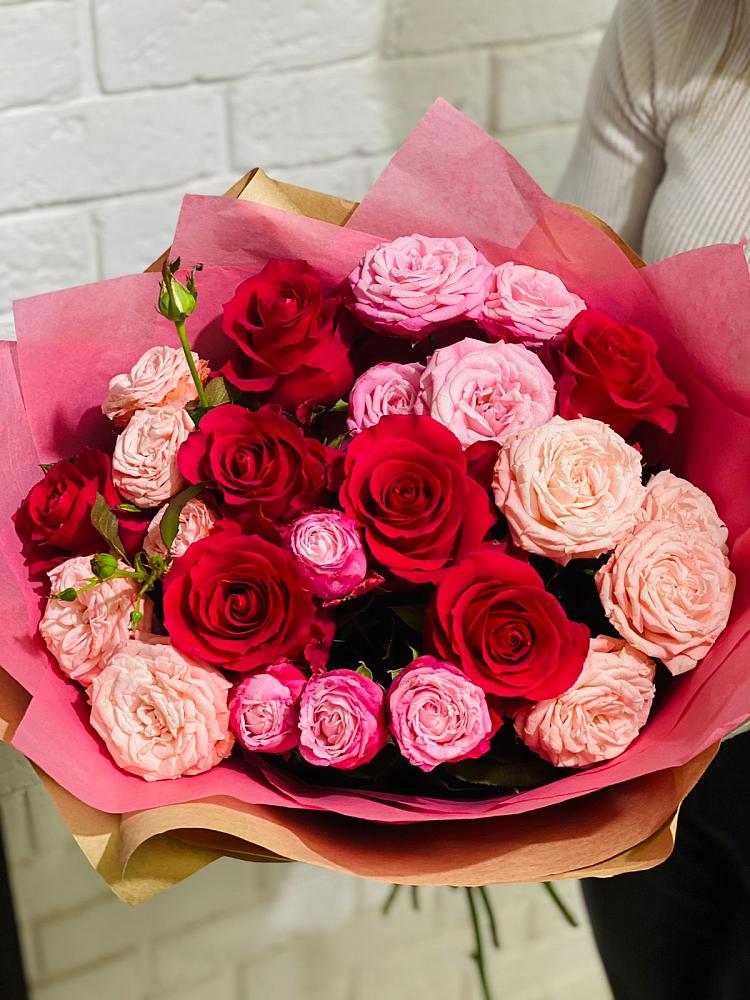 Букет цветов из: Розы в Мечётинской