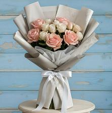 Букет цветов из:  Розы в Мечётинской