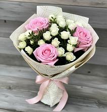 Букет цветов из:  Розы в Мечётинской
