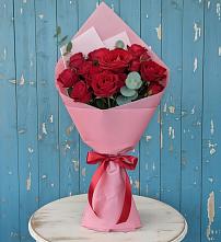Букет цветов из:  Розы в Мечётинской