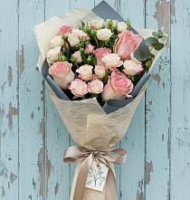 Букет цветов из:  Розы в Мечётинской