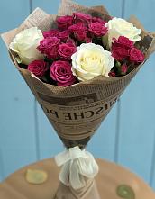 Букет цветов из:  Розы #REPLACE_PRED# Мечётинской