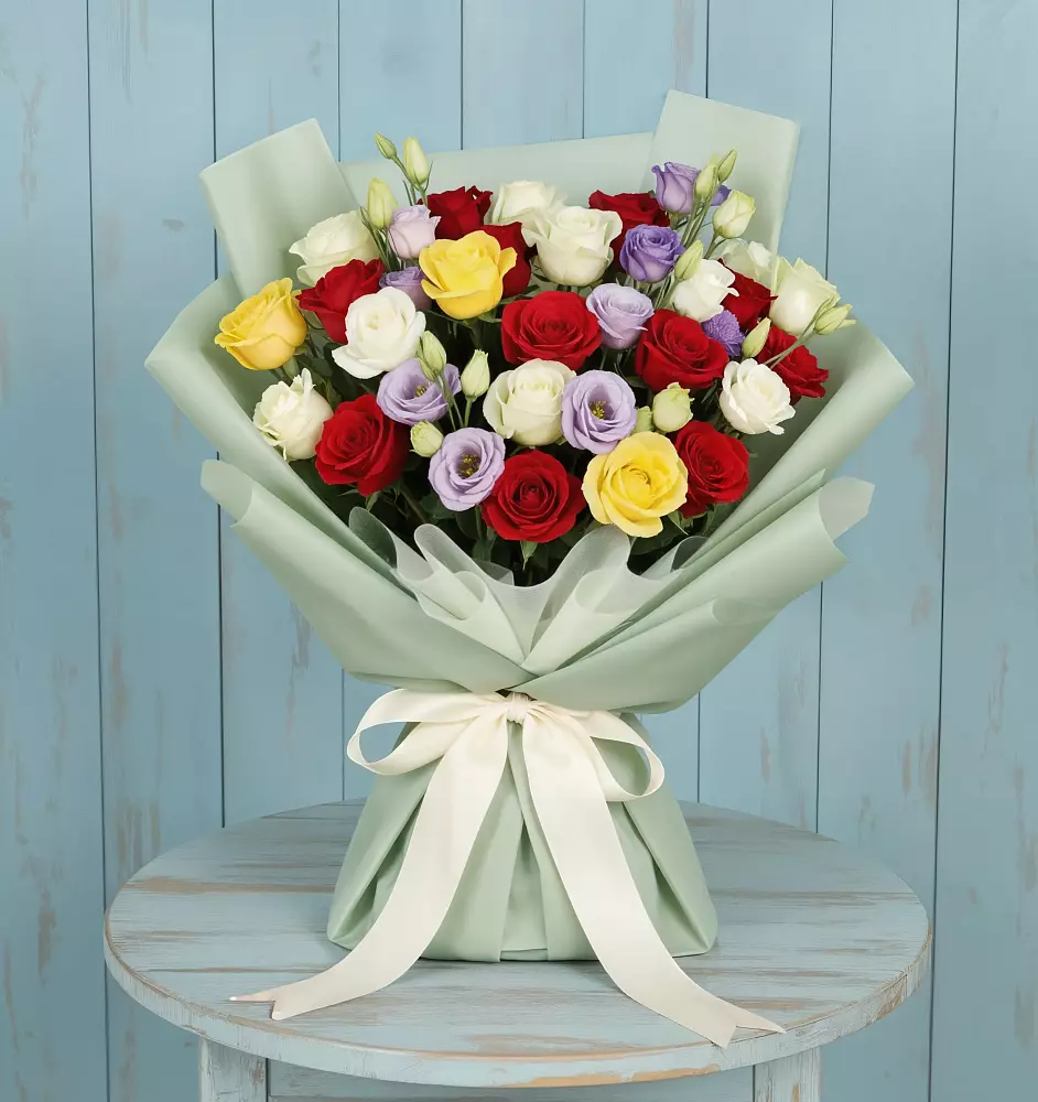 Букет цветов из: Розы в Мечётинской