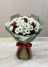 Букет цветов из:  Хризантемы в Мечётинской