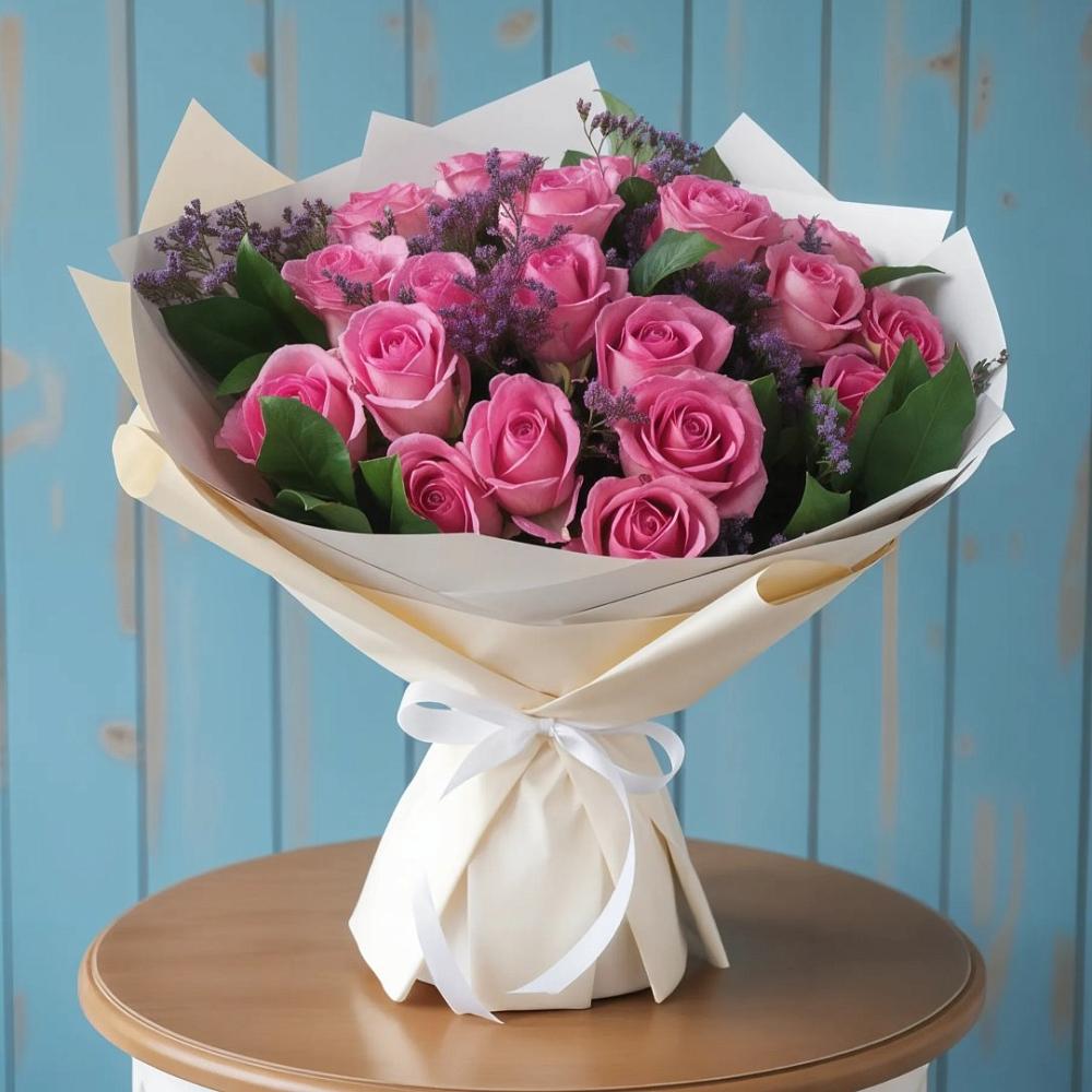 Букет цветов из: Розы в Мечётинской