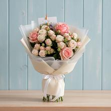 Букет цветов из:  Розы #REPLACE_PRED# Мечётинской
