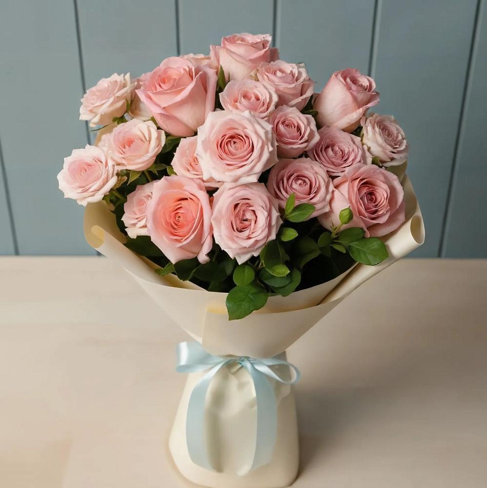 Букет Розовый шарм в Мечётинской