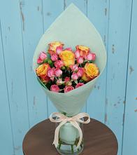 Букет цветов из:  Розы #REPLACE_PRED# Мечётинской