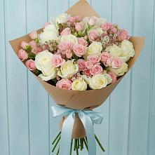 Букет цветов из:  Розы в Мечётинской