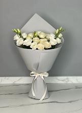 Букет цветов из:  Розы и Лизиантусы в Мечётинской